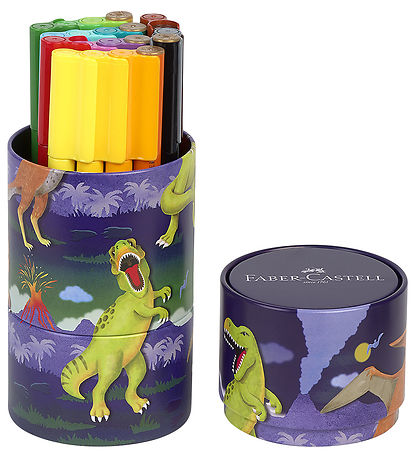 Faber-Castell Tuscher m. Etui - Connector - 20 stk. - Dino
