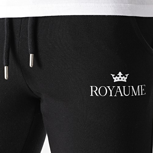Pantalon Jogging Royaume Noir Blanc