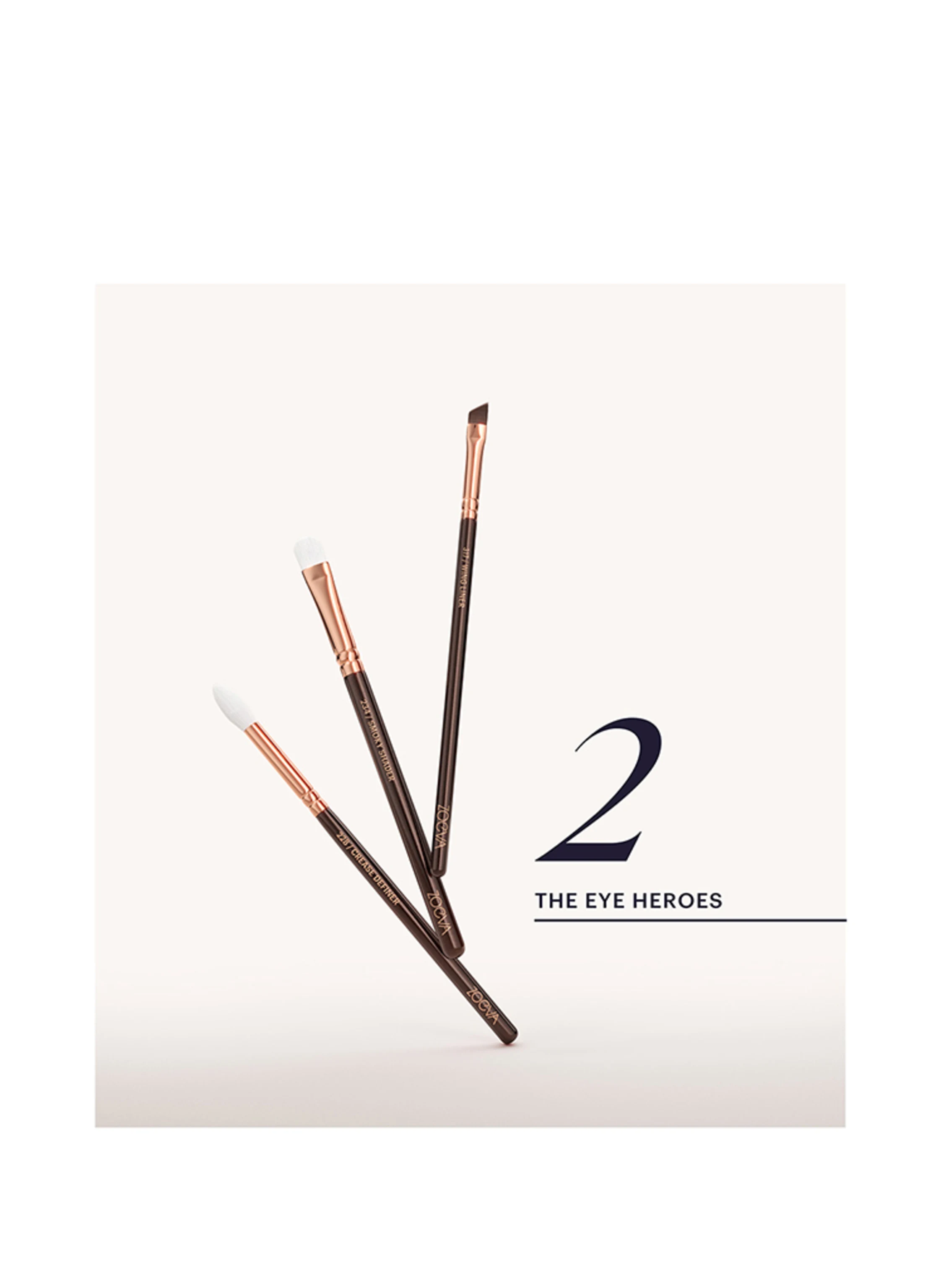 ZOEVA THE COMPLETE BRUSH SET - ROSÉ GOLDEN EDITION
