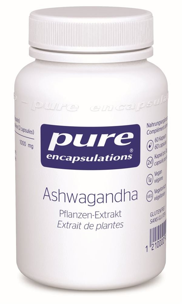 PURE Ashwagandha<br>60 Stück, Dose, Kapsel