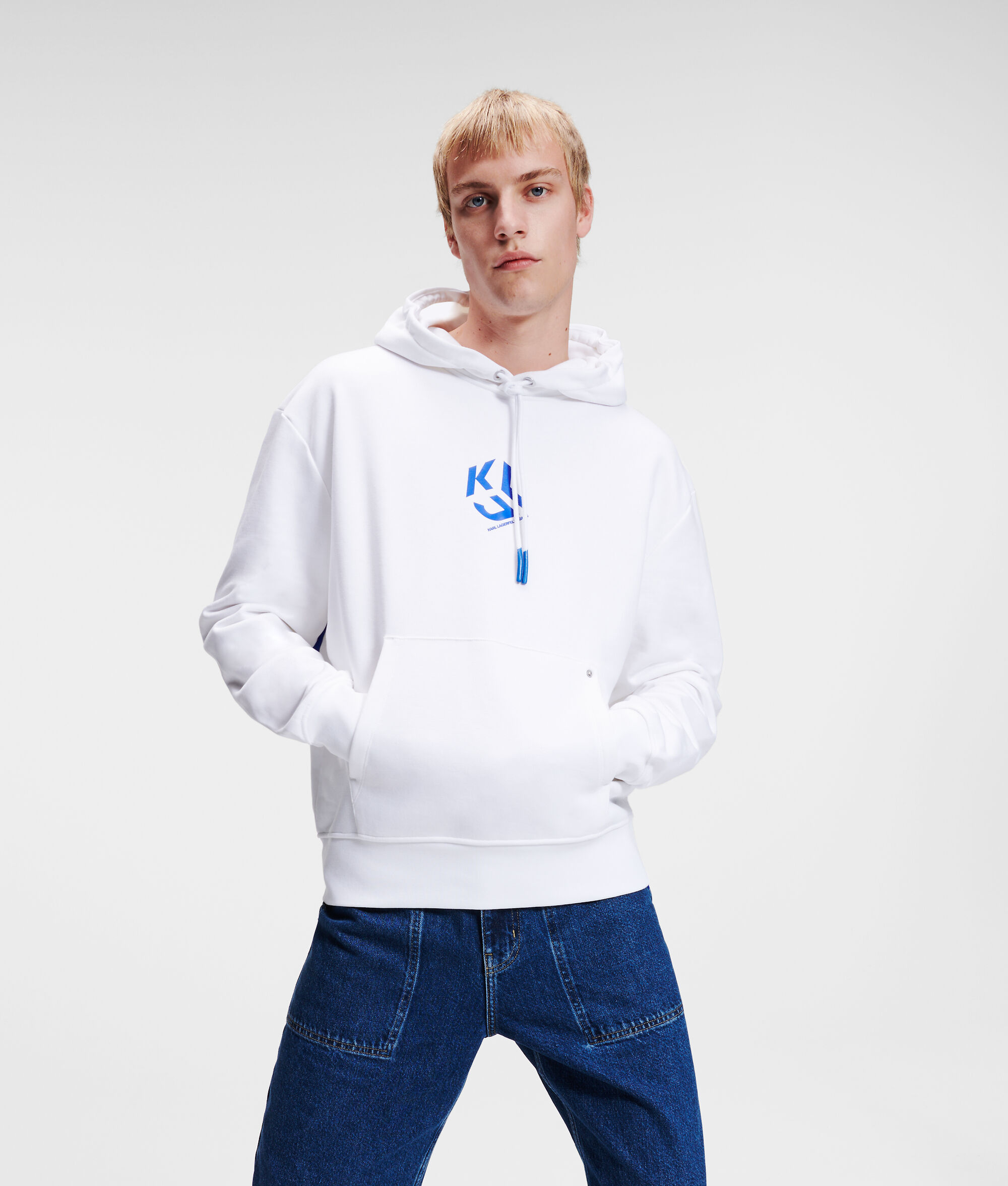 SWEAT À CAPUCHE GRAPHIQUE KLJ MONOGRAM