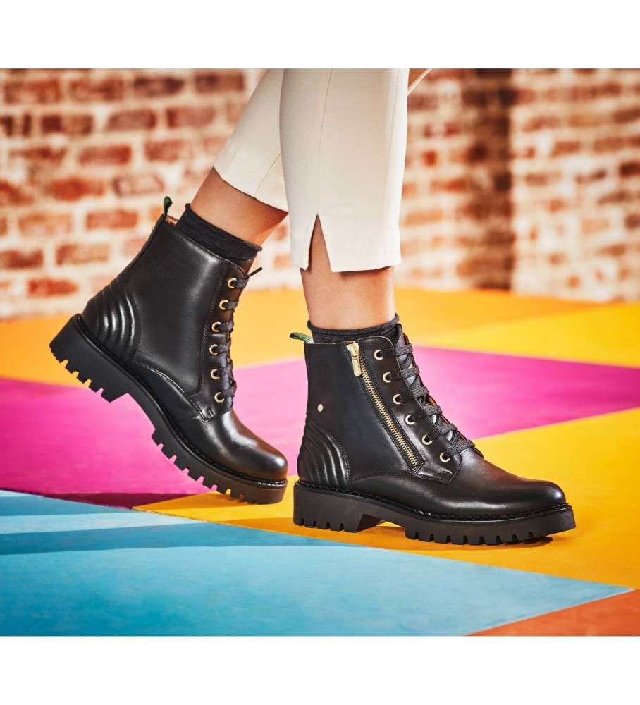 Botas Pikolinos Aviles de couro preto