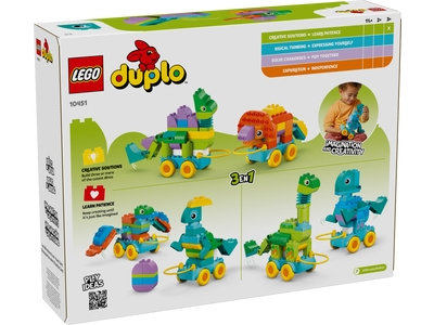 LEGO 3-in-1 dinosaurussen op wielen (10451)