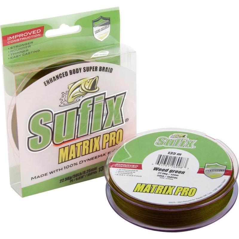 Tresse Sufix Matrix Pro Weed Green - 135M