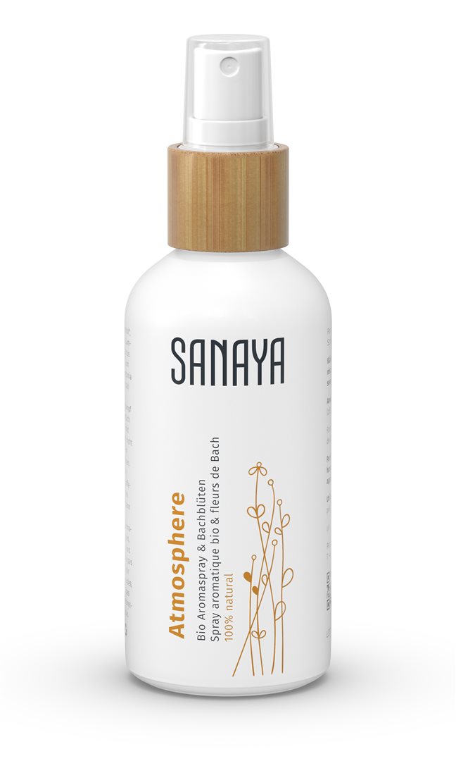 SANAYA Aroma & Bachblüten<br>100 ml, Spray, Spray, Atmosphere Bio