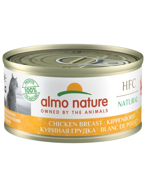 Almo Nature Hfc Cat Natural Blik 70 g - Kattenvoer