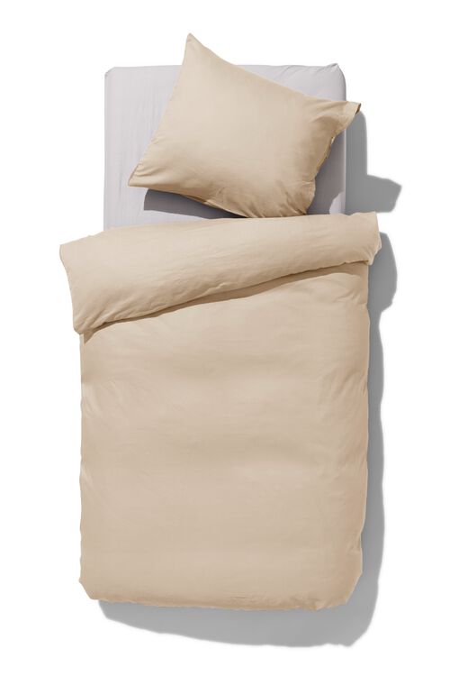 housse de couette percale 140x200/220 sable