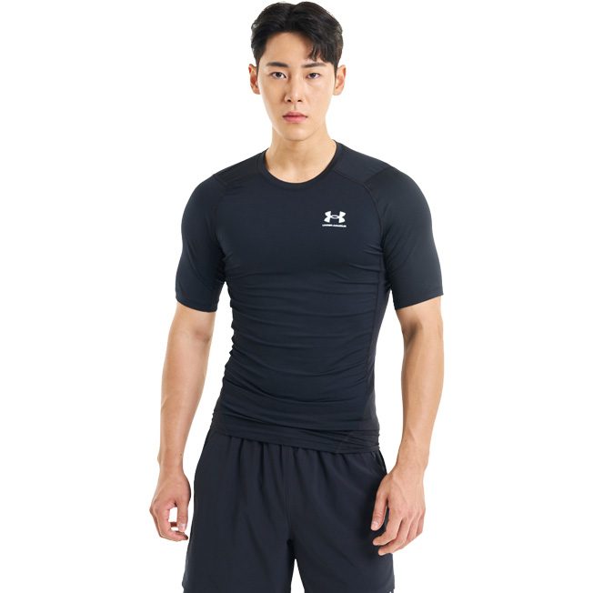 Under Armour HeatGear® Armour Comp T-Shirt Herren schwarz