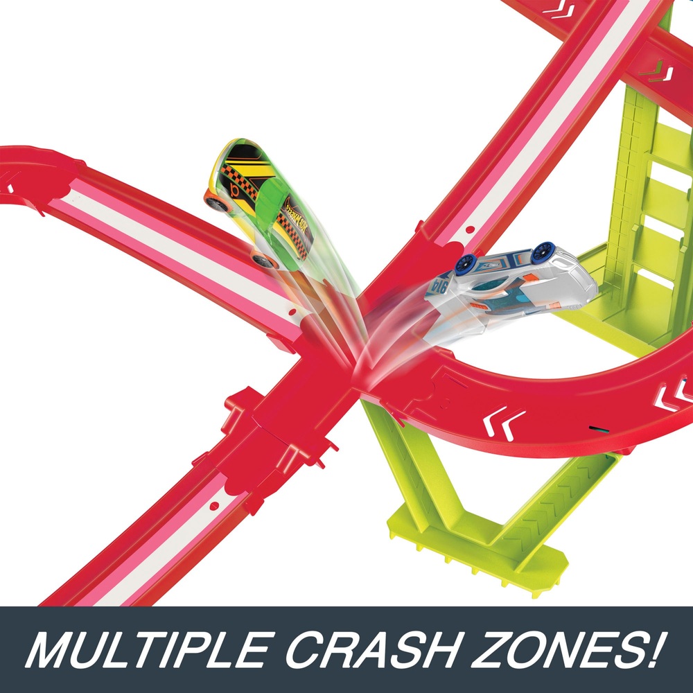 Hot Wheels Neon Speeders Skyscraper Speed Circuit Rennstrecken-Set