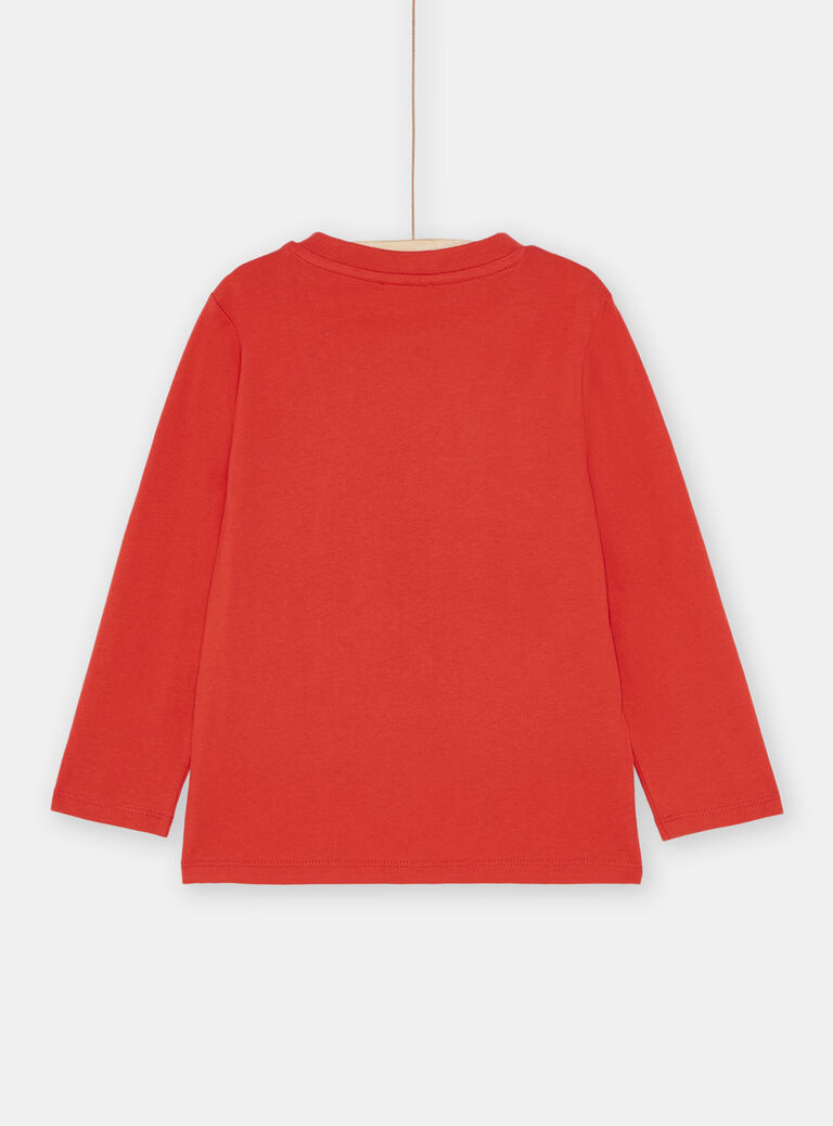 T-Shirt rouge garçon