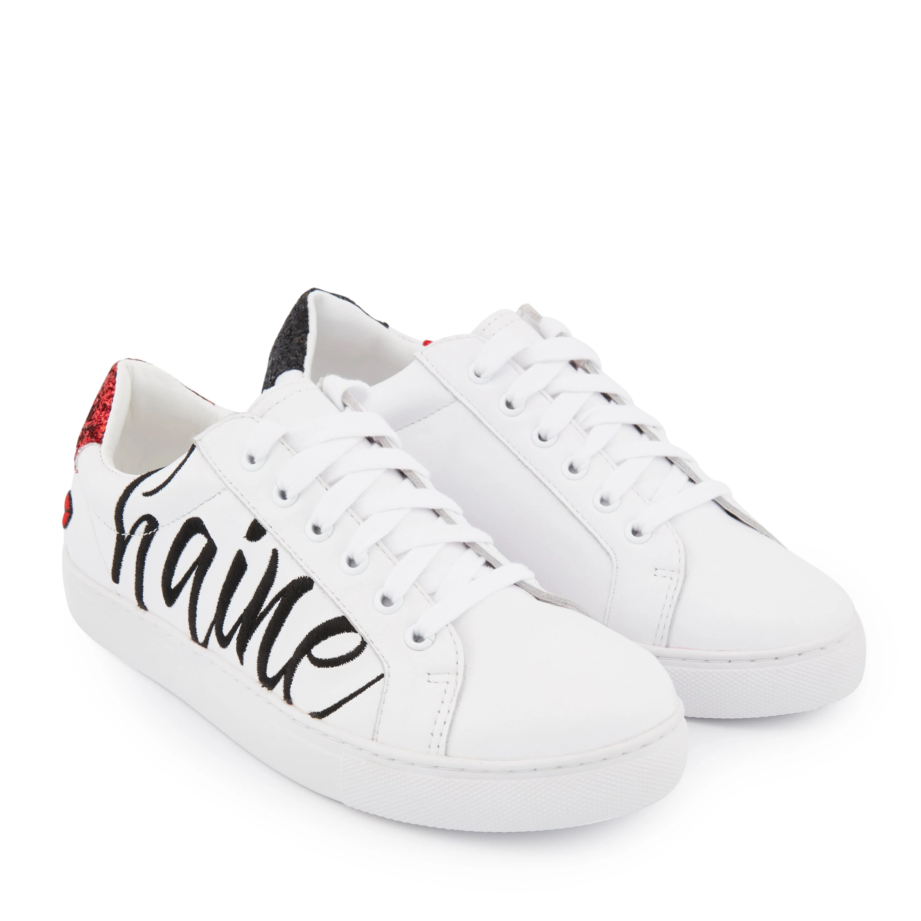 SIMONE AMOUR HAINE - Sneakers en cuir | Blanc