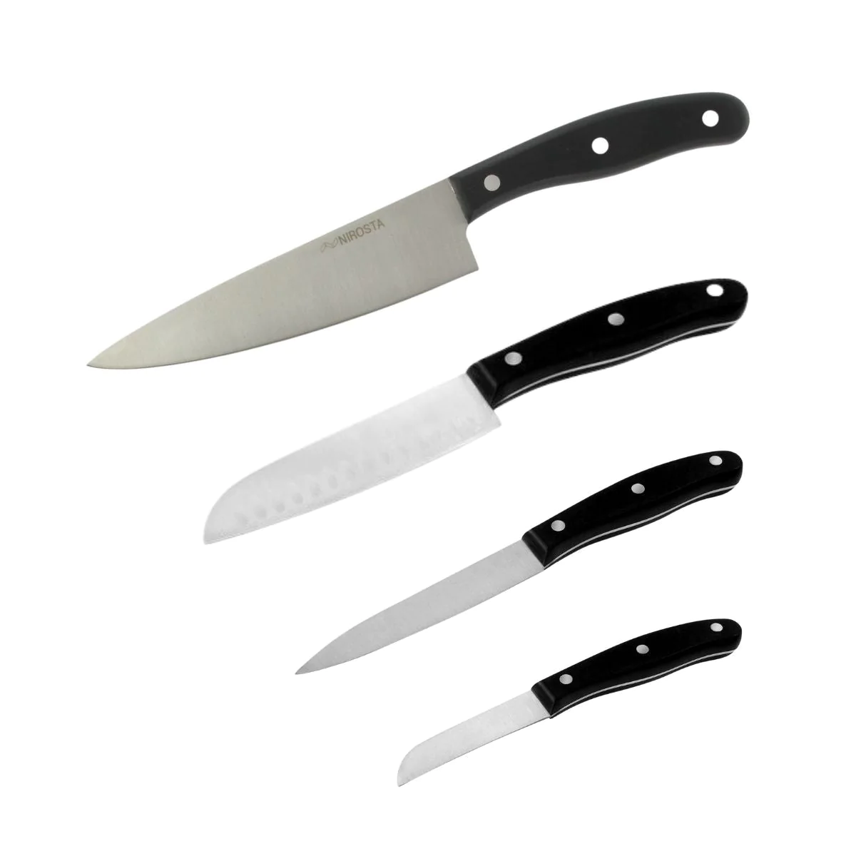 Ensemble de 4 couteaux de cuisine Nirosta Fit Nirosta