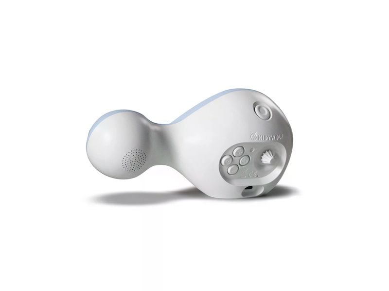 Kidywolf Analoger und digitaler Wecker blau Pädagogischer Kinderwecker mit Doppelanzeige