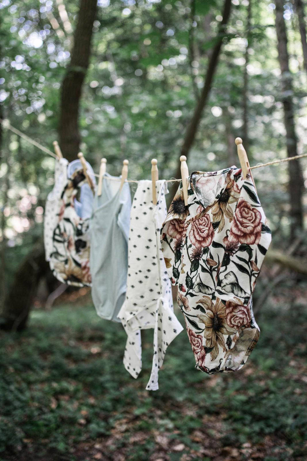 WildWood overslagromper met streep print blue