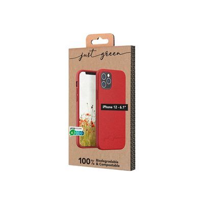 Just Green - coque de protection pour iPhone 12/12 Pro - red