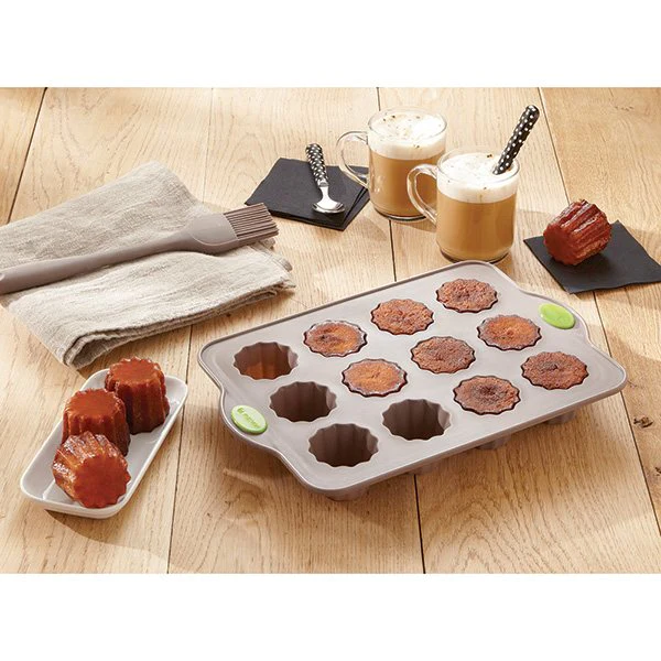 RigiFlex Plaque 12 canelés en silicone structure acier Mathon