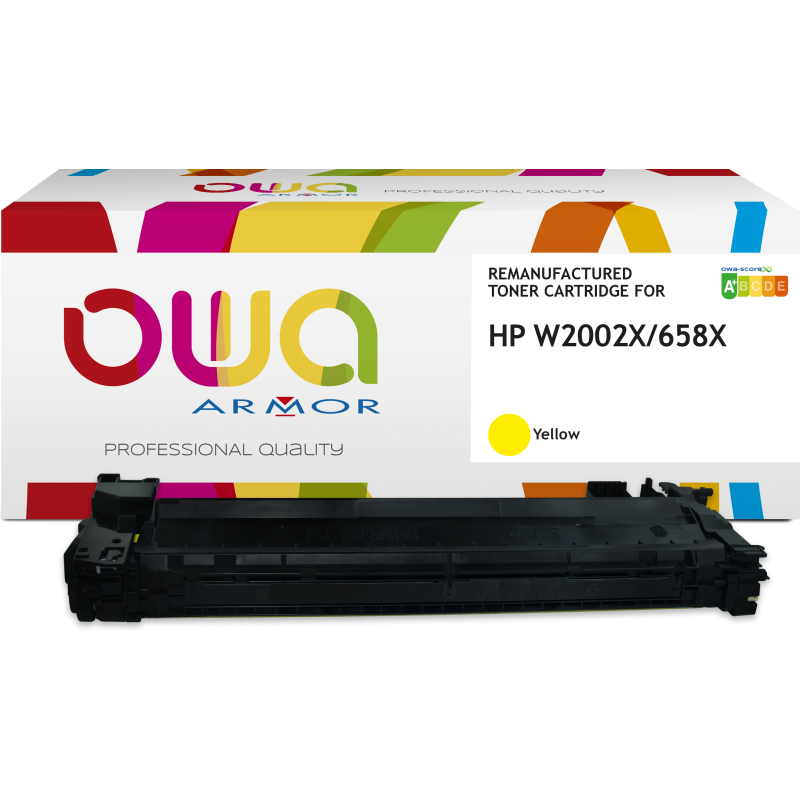 Toner remanufacturé OWA - haute capacité - pour HP W2001X