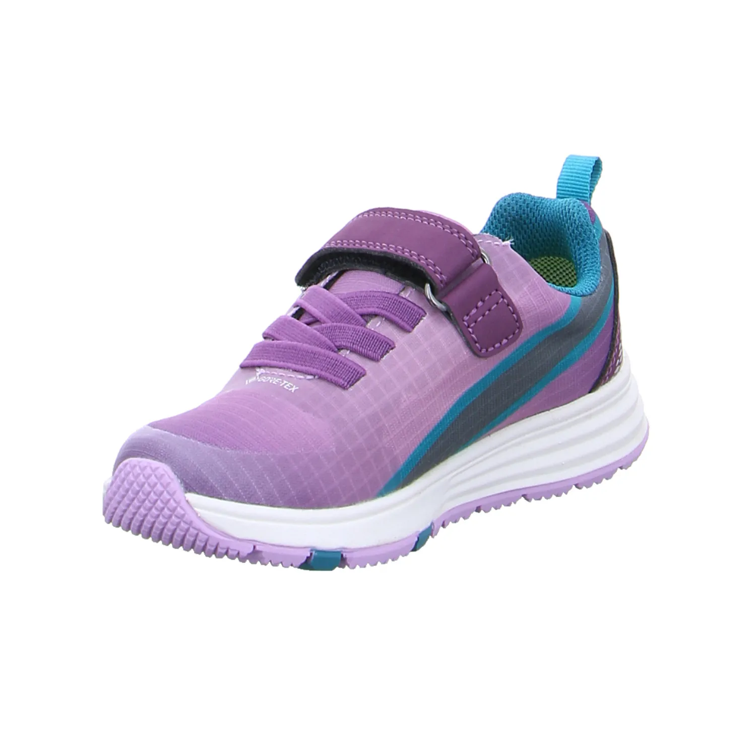 VADO Kleinkinder-Halbschuh Klett Flieder Textil  Sneaker Outdoor