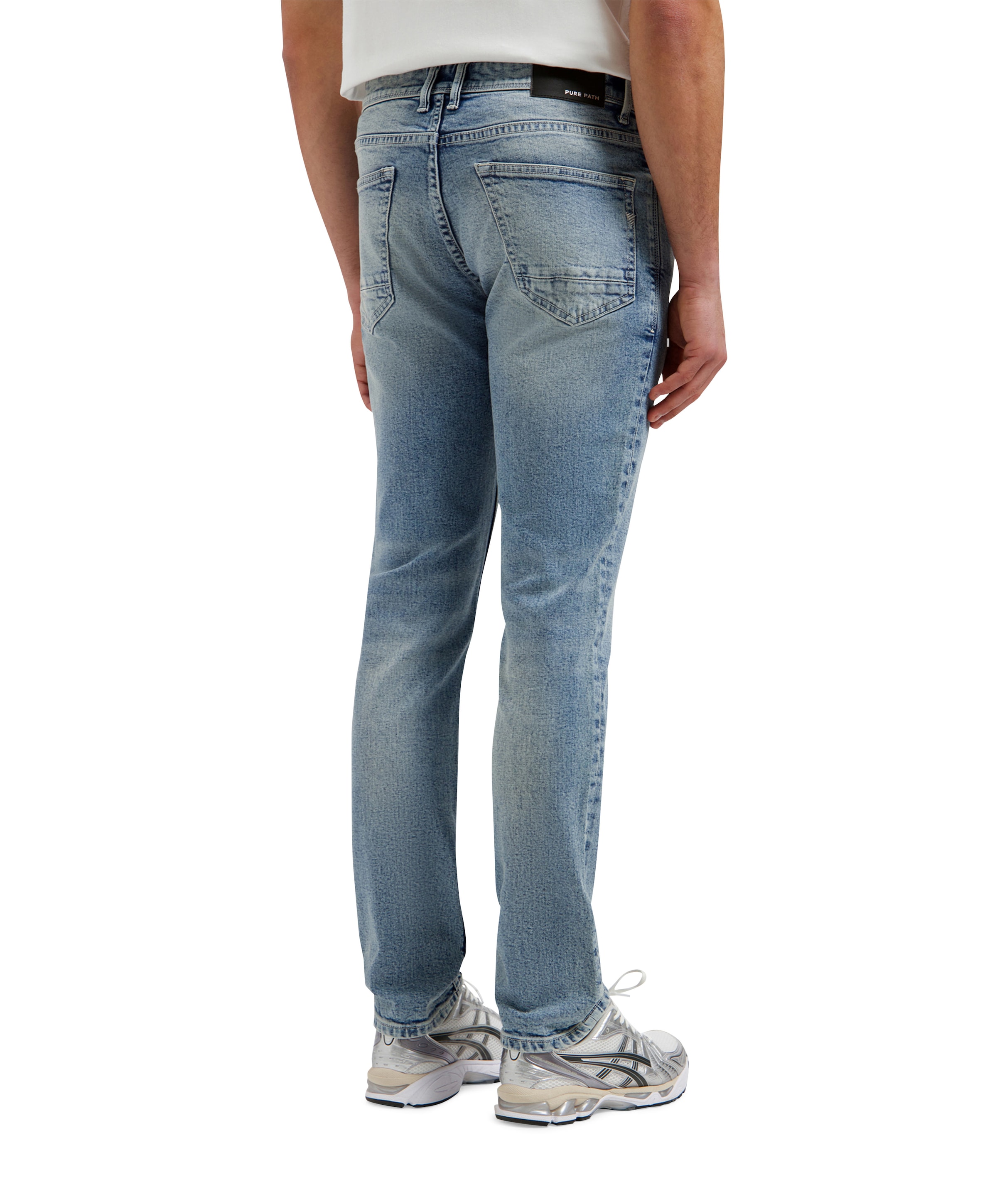 Pure Path The Ryan Slim Fit heren jeans blauw