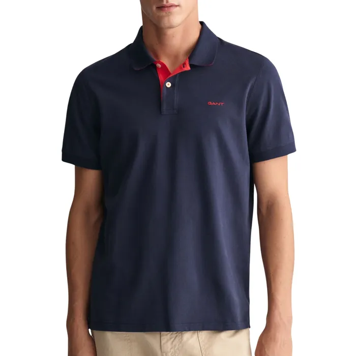 Gant Contrast Piqué Polo Heren