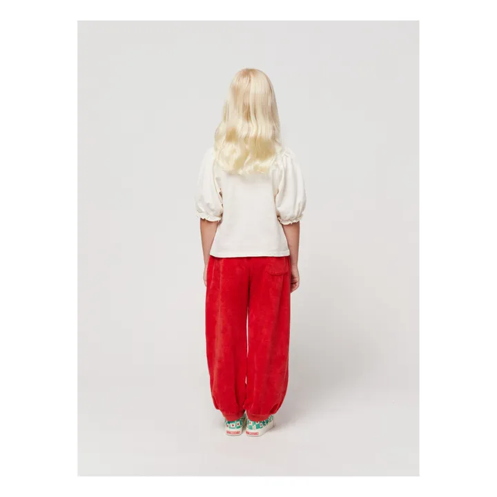 Bobo Choses T-Shirt Manches Ballon Coton Bio Visage | Ecru