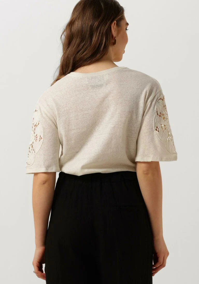 NUKUS ecru nukus t-shirt berta shirt