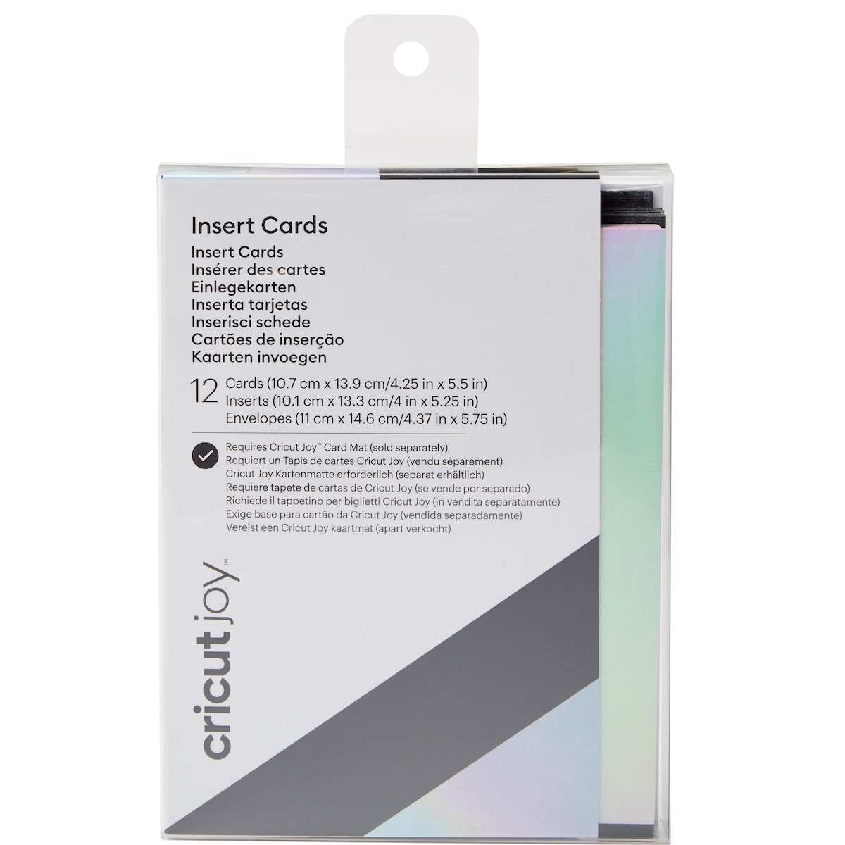Cricut Joy A2 Black/Holo kort (12-pk.)