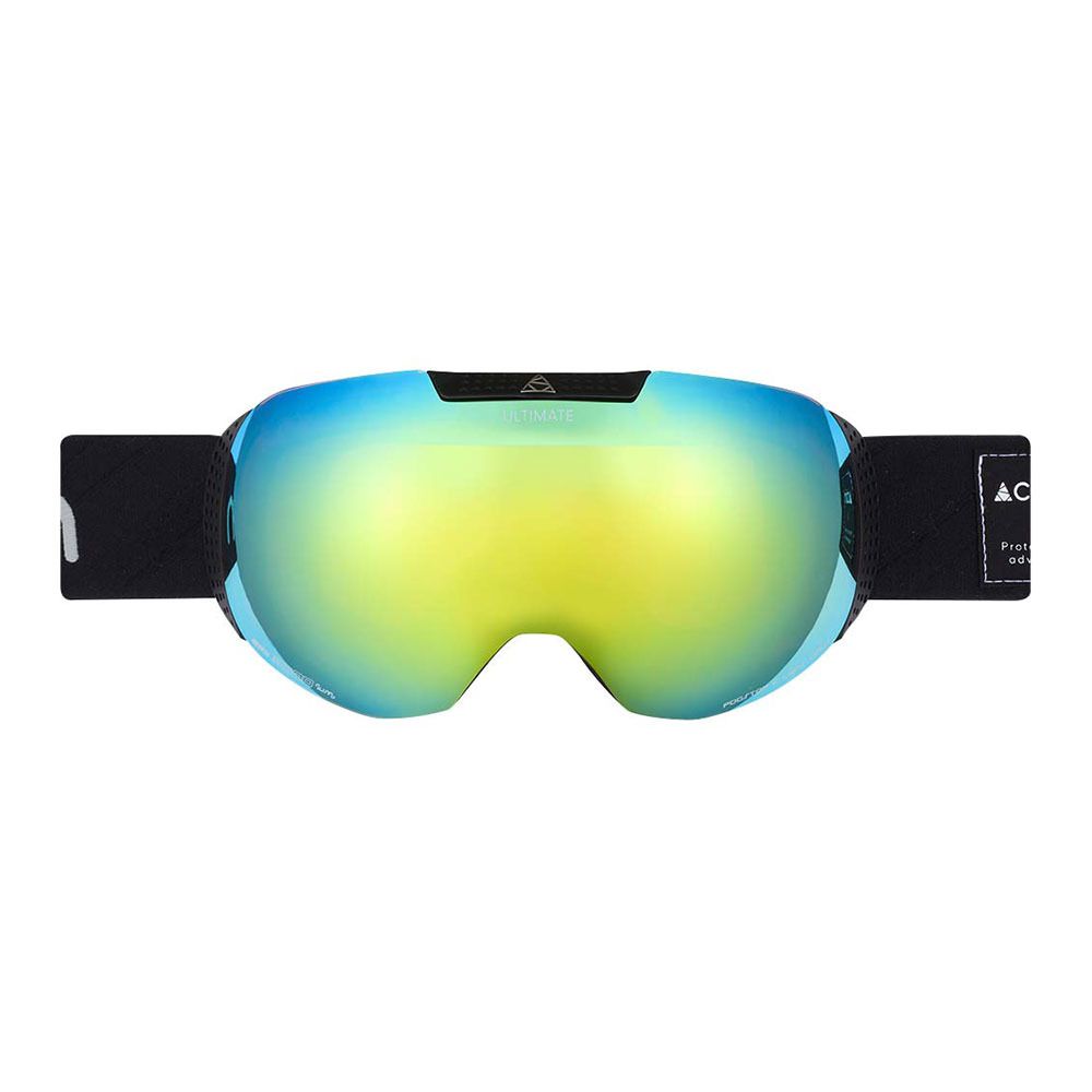 Cairn ULTIMATE - Masque ski Homme wood/gold