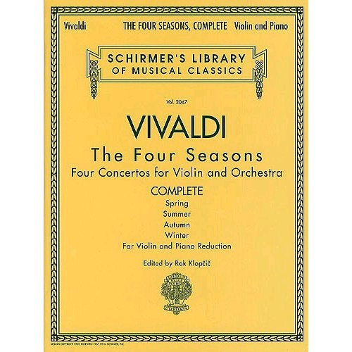 G. Schirmer - Vivaldi: The Four Seasons - voor viool en piano