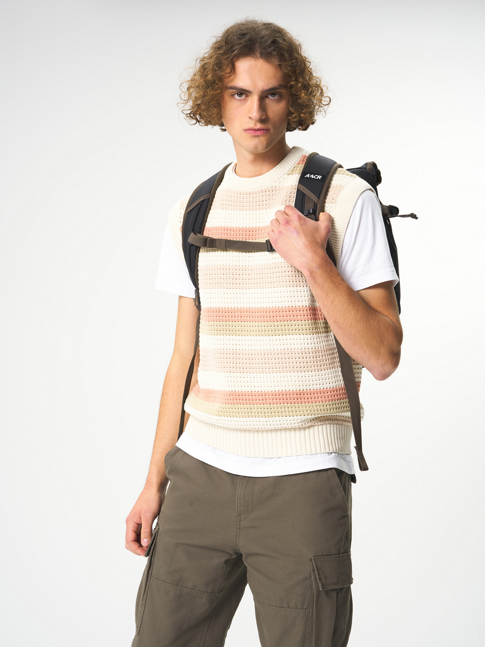 AEVOR Roll Pack Backpack black olive