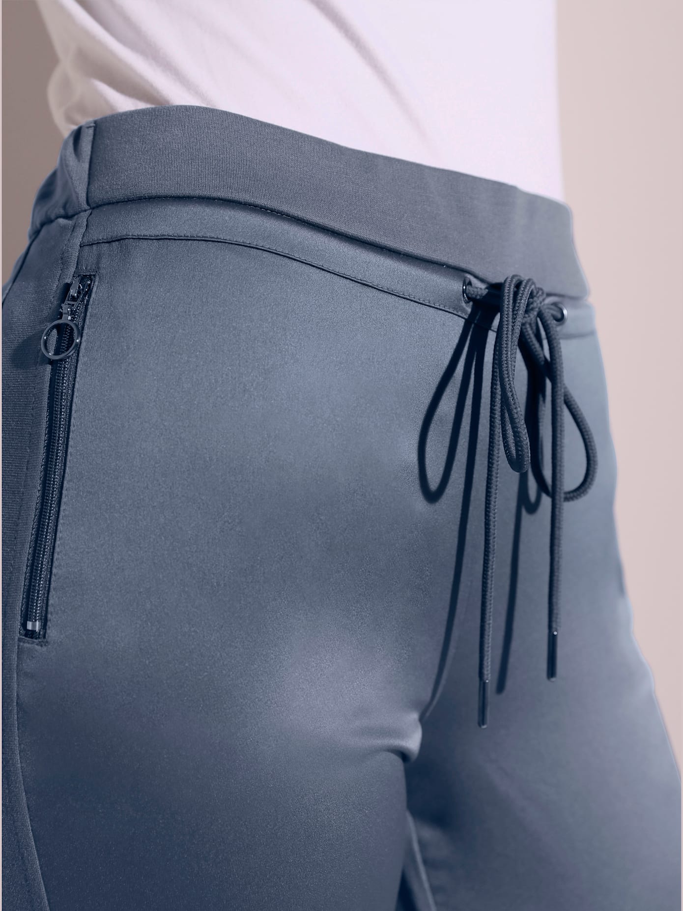 Pantalon de jogging joli satin mat brillant