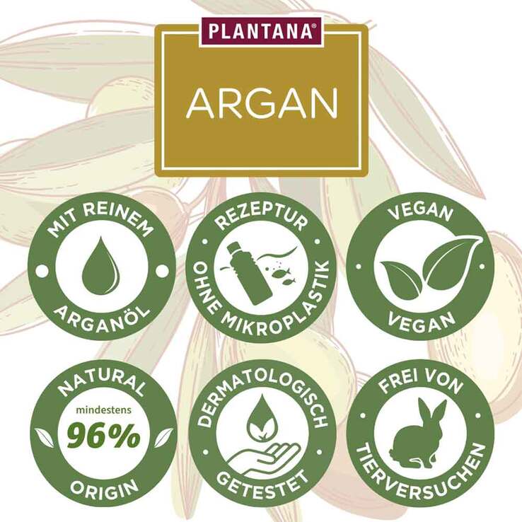 Plantana Argan Pflege Dusche, 500 ml