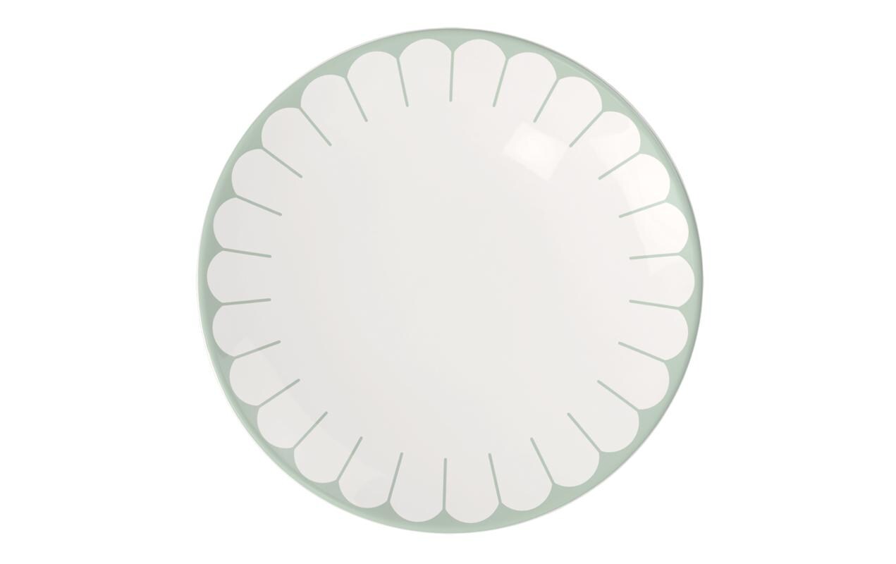 Frühstücks- & Dessertteller Fleur 6 Stück, Grün<br>Hochwertiger Teller