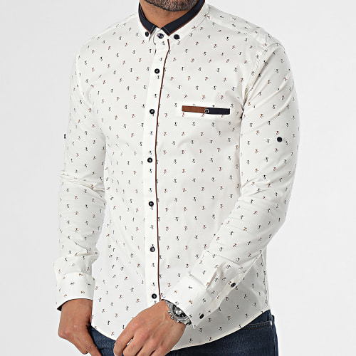 Chemise Manches Longues Beige Clair