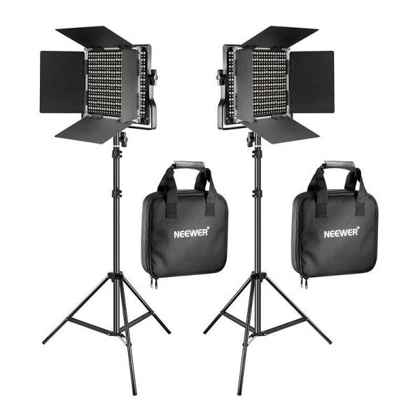 Neewer Kit Lampadas Bi Color led 40W 3200-5600K