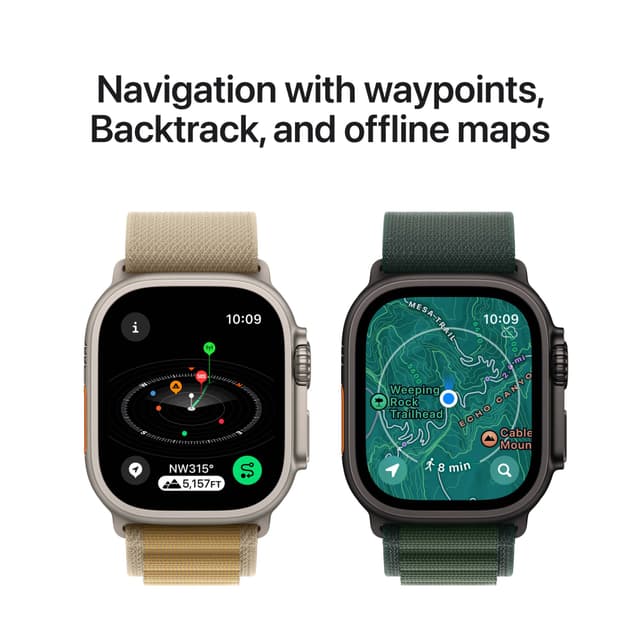 Apple Watch Ultra 2 49mm GPS+CEL (Natural Titanium/Blue Trail Loop) S/M