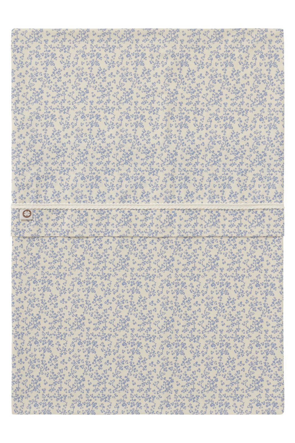 Botanical poplin ledikantlaken 110x140 cm Colony Blue