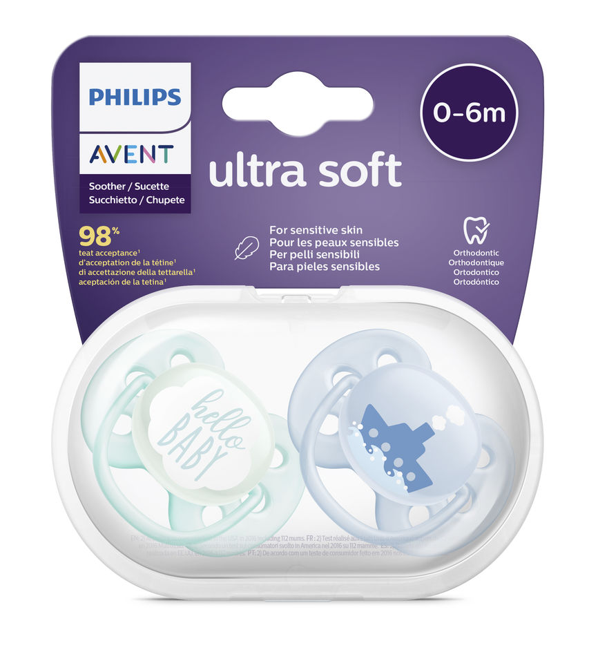 Philips Avent Ultra Soft 0-6m Green/Blue
