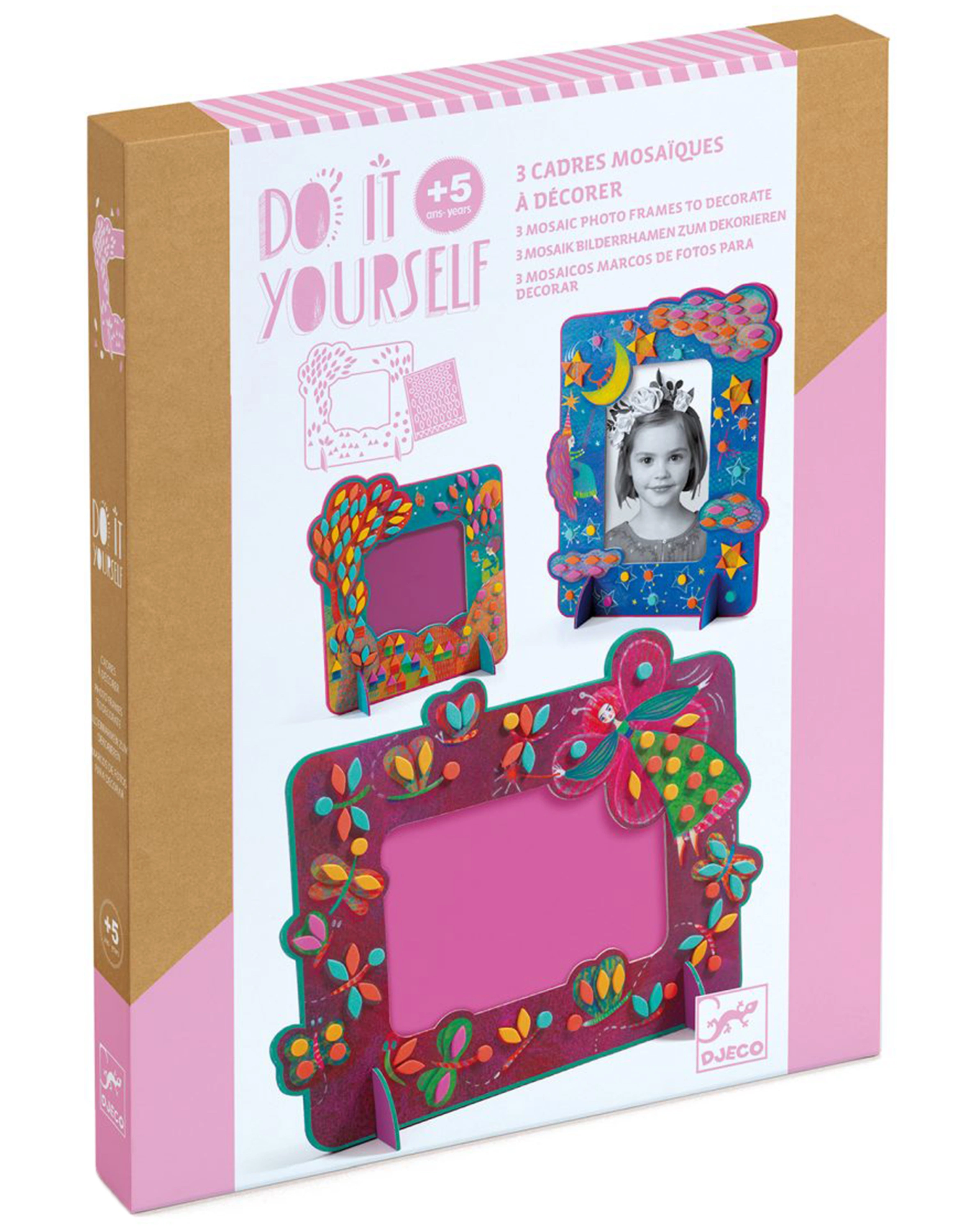 Mosaik-Bilderrahmen DO IT YOURSELF – FEENHAFT in metallic