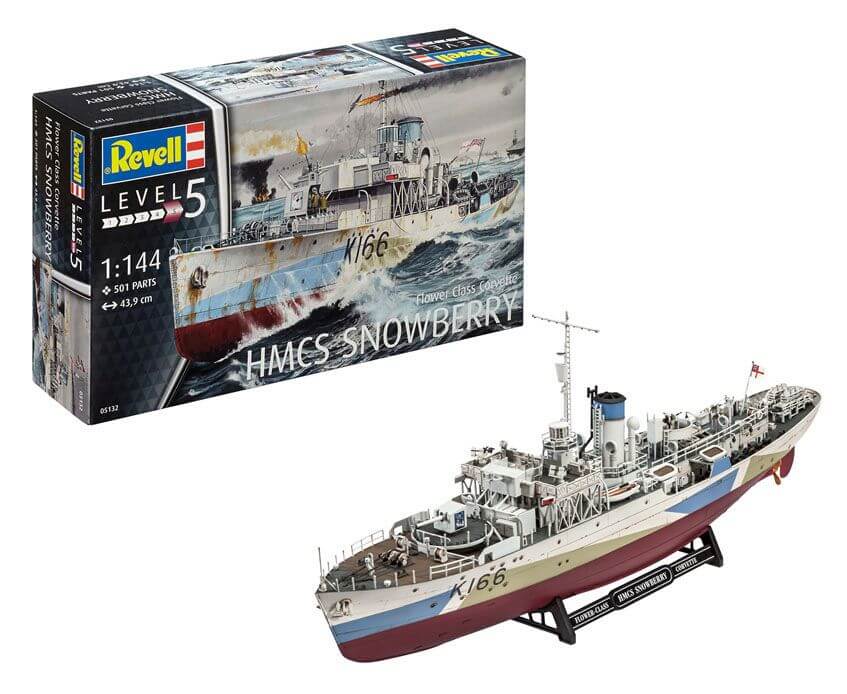 Flower Class Corvette HMCS Snowberry, Revell Modellbausatz
