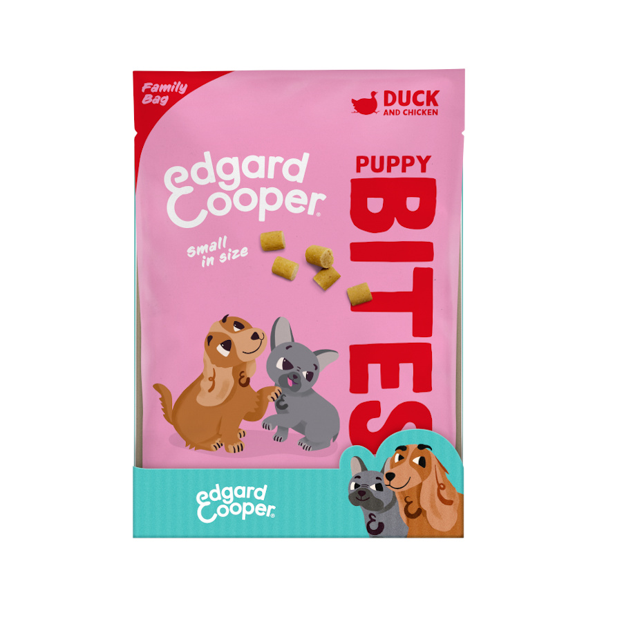 Edgard & Cooper Mini Petiscos de Pato e Frango para Filhotes - Pacote