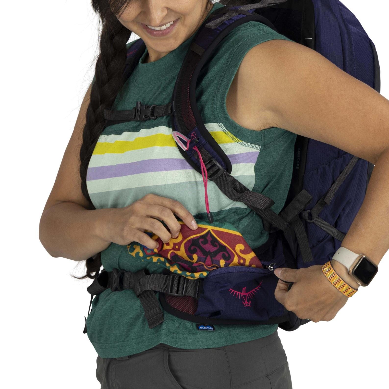 Osprey Tempest 11 Deep Fig Hotspot Pink