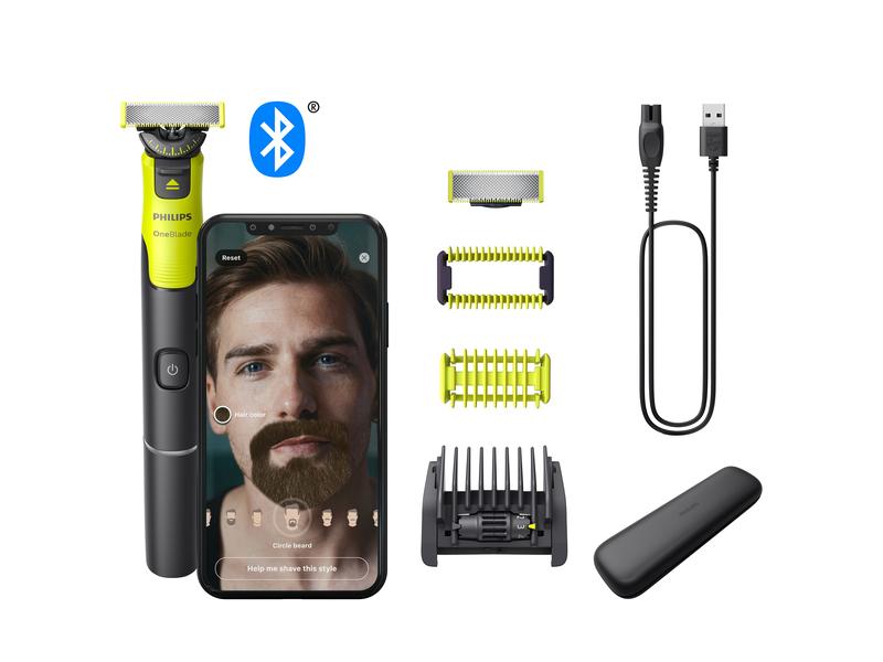 Philips Multirasierer Face   Body QP4631/65 OneBlade 360 Trimmer, Rasierer und Styler in einem Gerät
