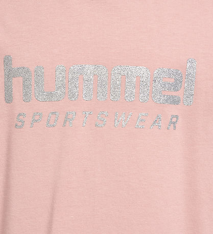 Hummel T-Shirt - hmlChilli - Adobe Rose m. Mica-Logo