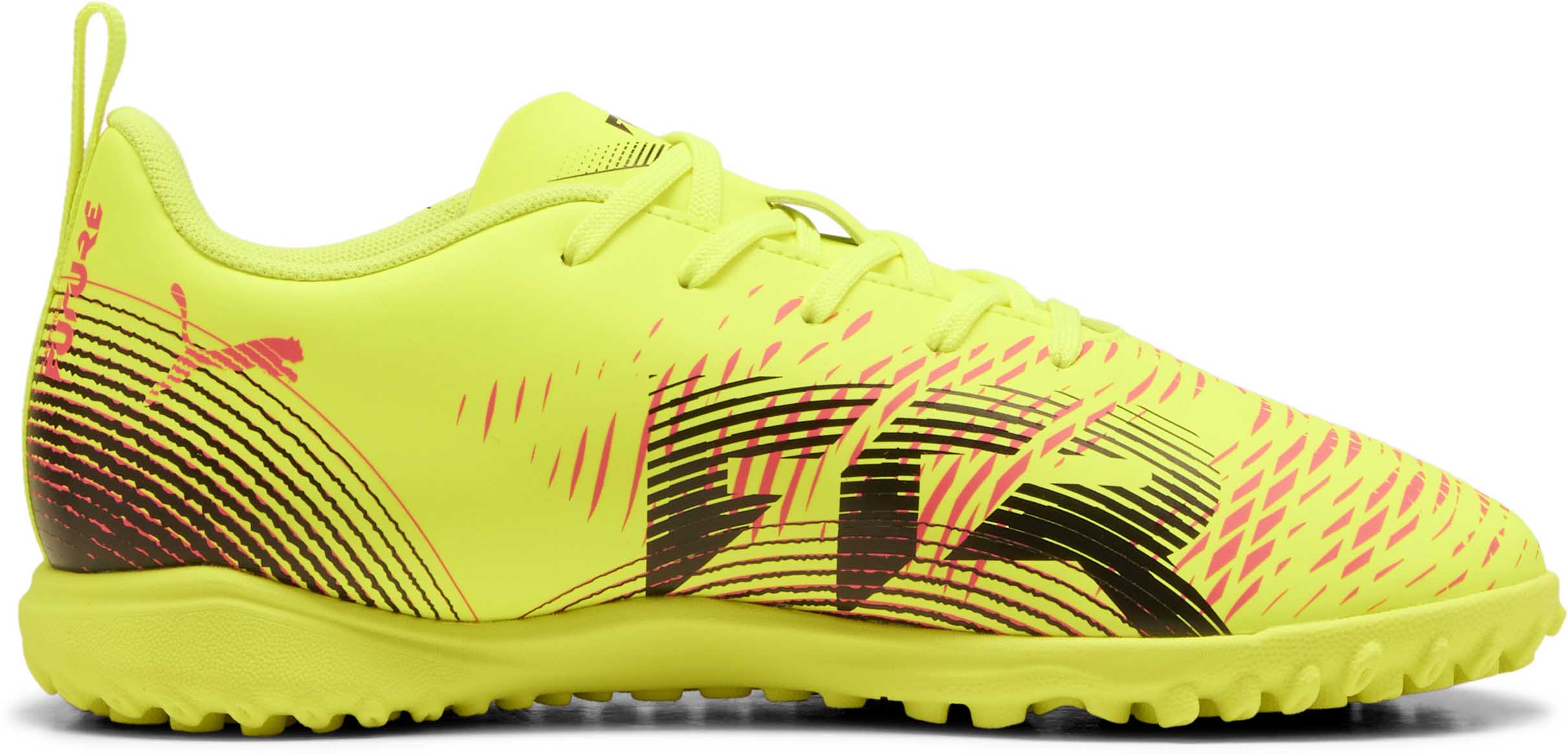 Future 8 Play TT Junior Yellow Alert/PUMA Black/Sun Struck