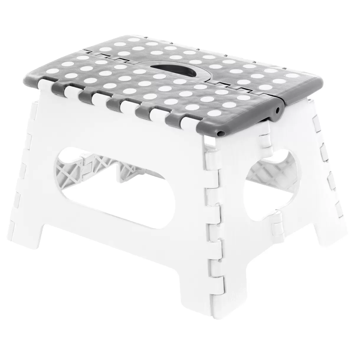 Tritthocker one step hellblau,weiss