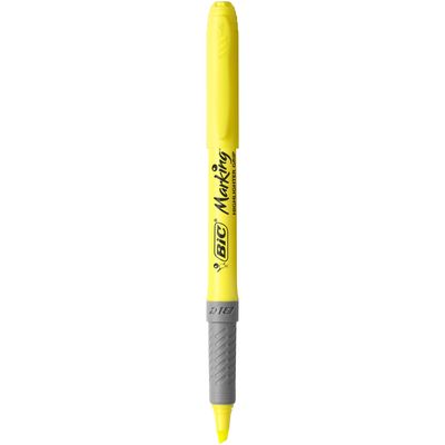 BIC Marking Highlighter Grip - Surligneur - jaune