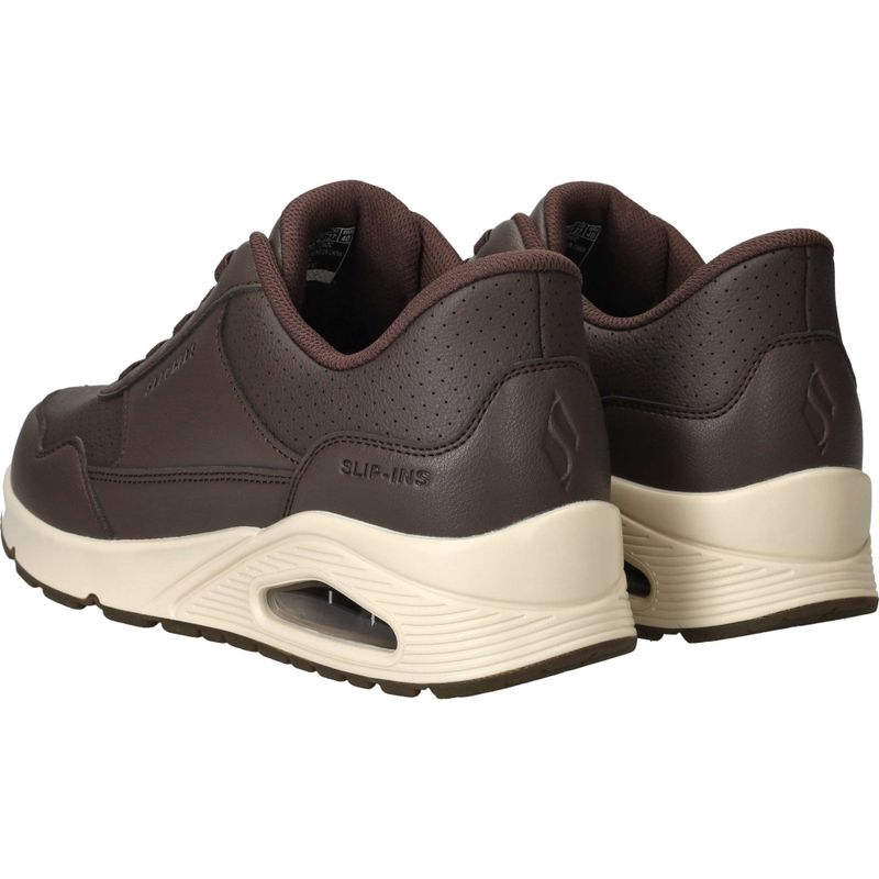 Skechers Slip-Ins Uno Banksia Sneakers Bruin Heren