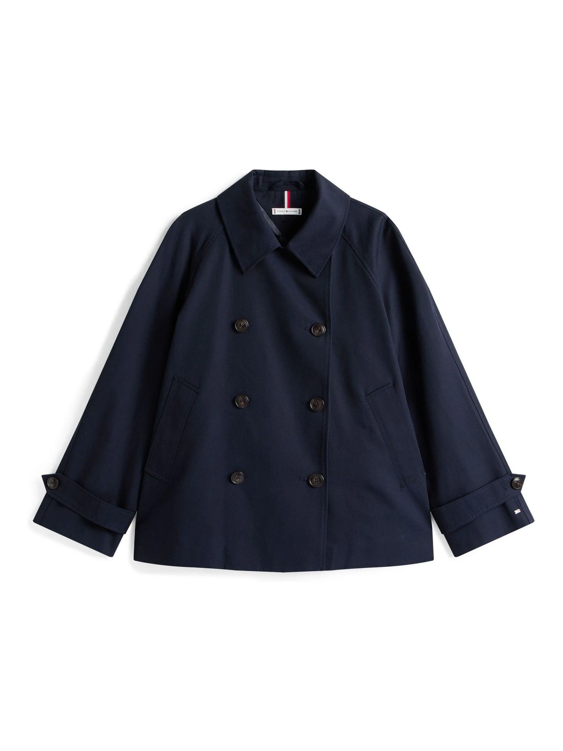Tommy Hilfiger Water Repellent Short Trench Coat