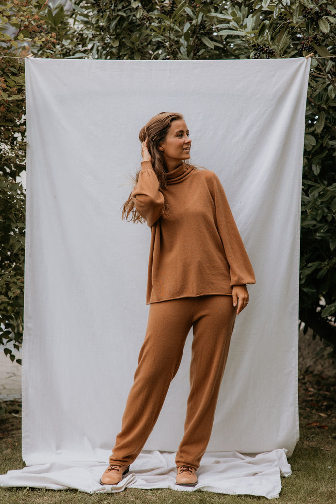 Tadin W, Kashmir Bluse - Almond